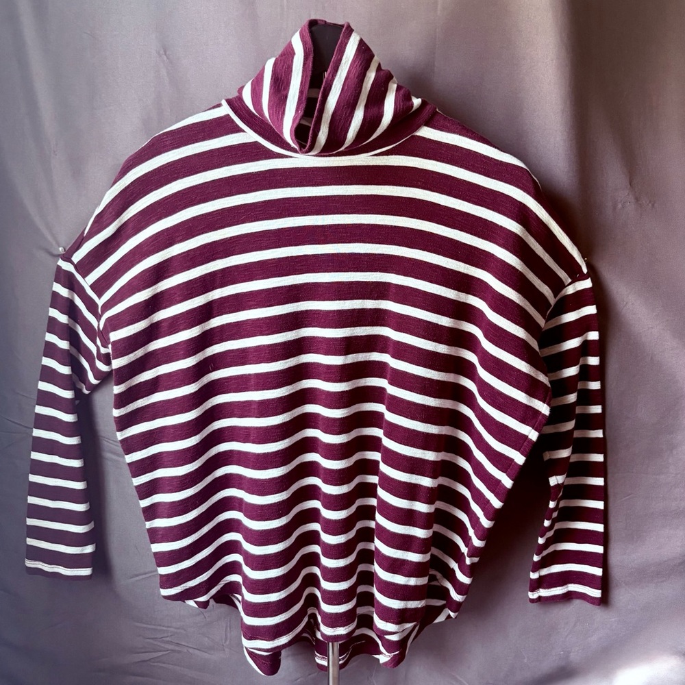 Aerie Striped Cowl Neck Tunic